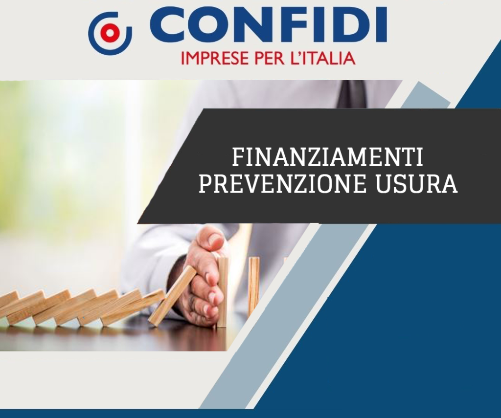 Finanziamenti antiusura imprese confidi imprese per l'Italia